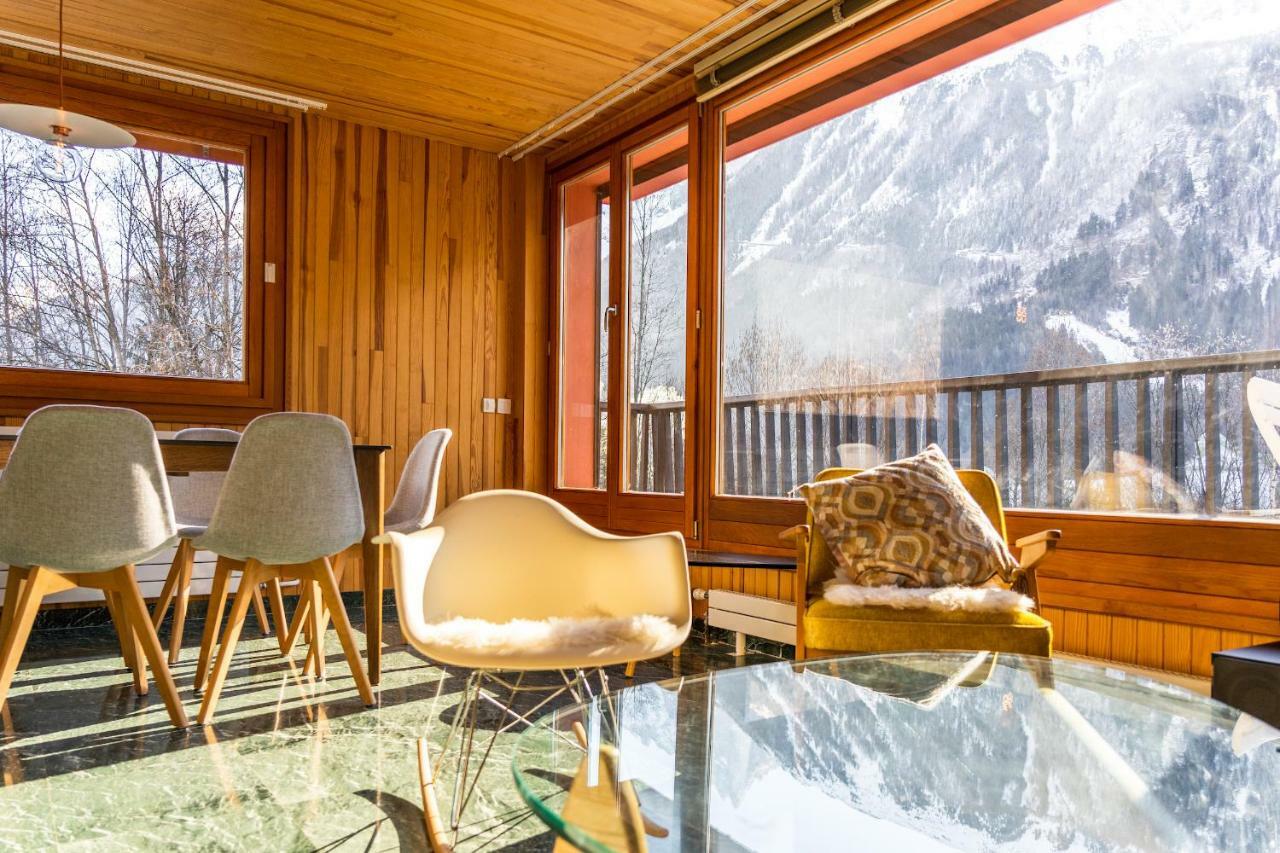 Appartement Grand appt vue Mont Blanc à Chamonix Extérieur photo