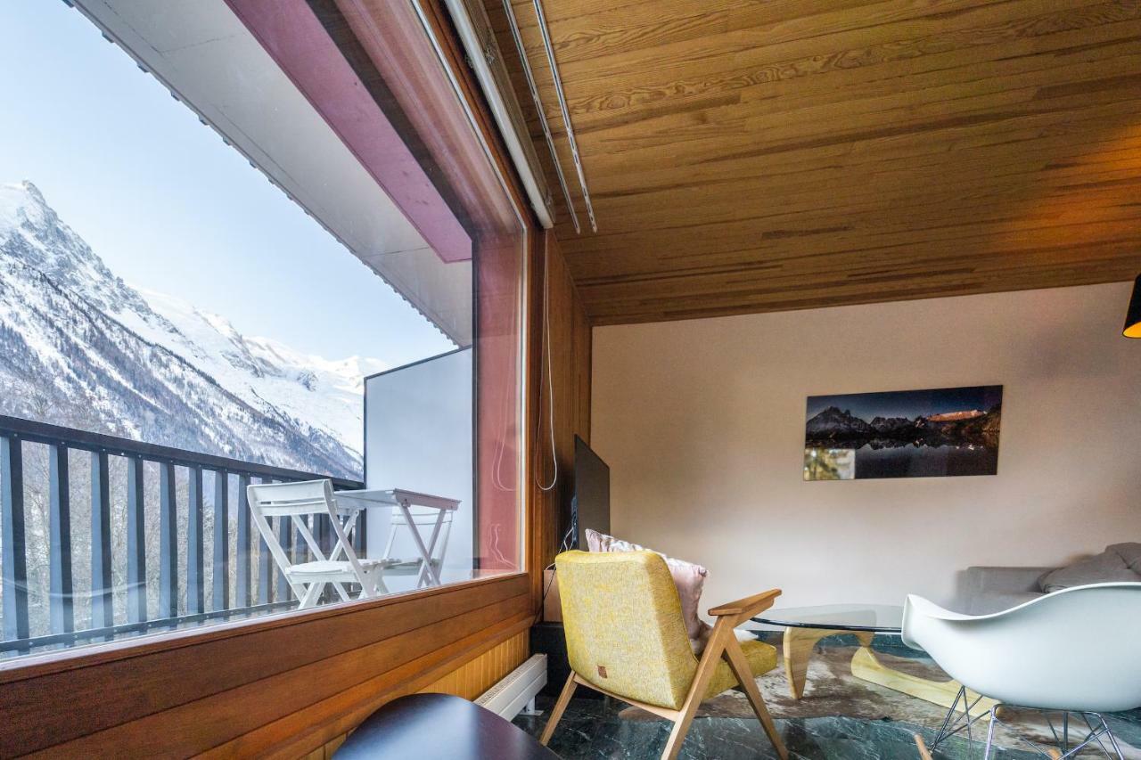 Appartement Grand appt vue Mont Blanc à Chamonix Extérieur photo